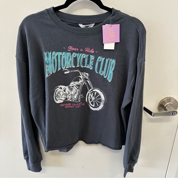 Ascot and Hart Cropped Sweatshirt NWT - Picture 1 of 4
